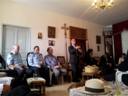   يافا: احتفال في كنيسة مار ميخائيل الأرثوذكسية لاستقبال المهنئين بعيد الفصح